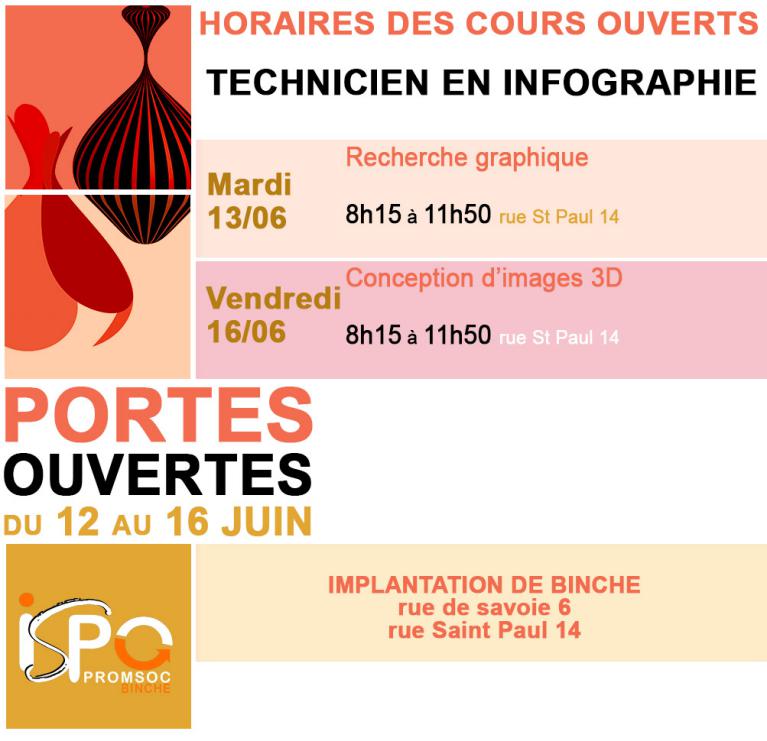 Portes ouvertes - Section Infographie